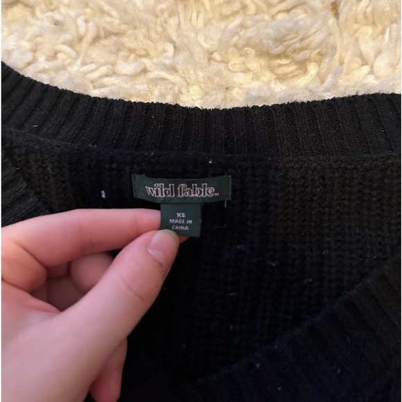 wild fable black sweater - Picture 2 of 2
